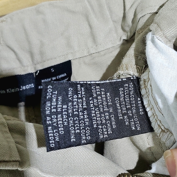 Calvin Klein Jeans - Boys/Kids Adjustable Elastic Waist Tan Jeans - Size 5 - Picture 14 of 14